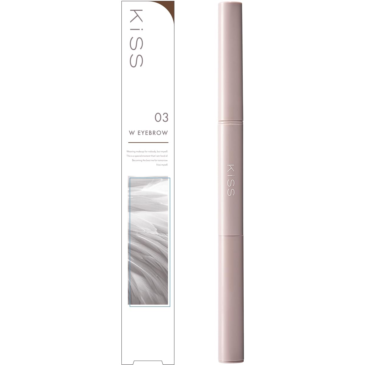KiSS W Eyebrow N 03 Ash Camel Pencil Powder Eyebrow pencil x Eyebrow powder W end 0.1g 0.3g
KiSS W Eyebrow N 03 Ash Camel Pencil Powder Eyebrow pencil x Eyebrow powder W end 0.1g 0.3g