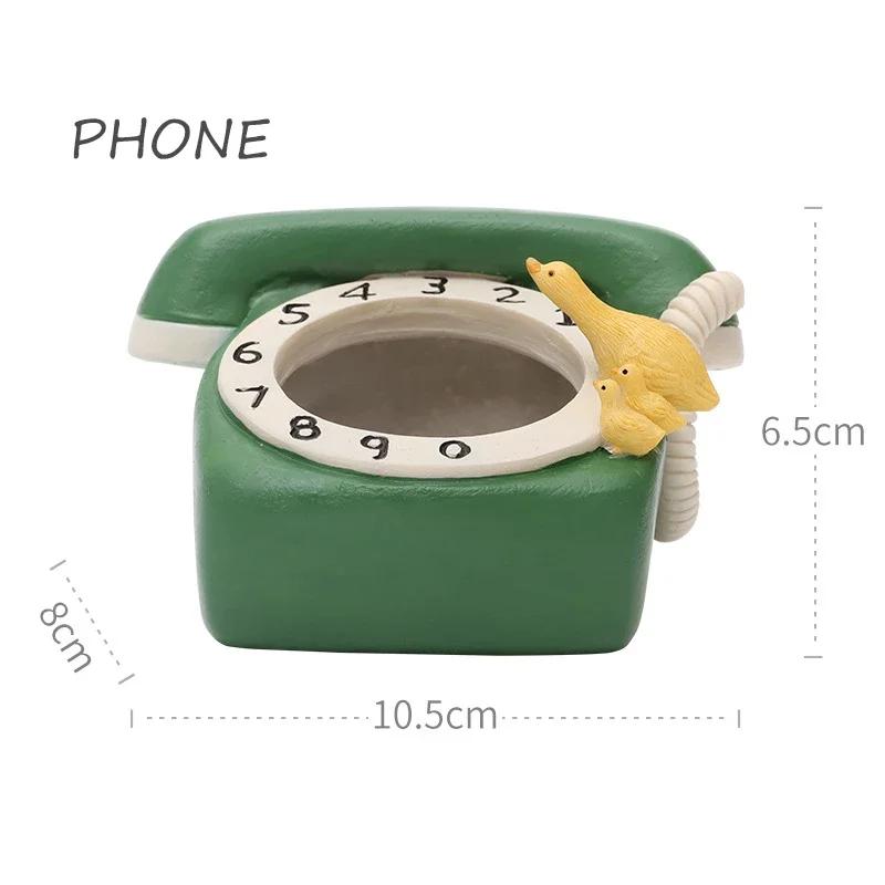 Retro Appliances Small Plant Pot Resin Succulent Planter for Home Office Desk Mini Ornament Fairy Garden Flowerpot Decoration
Retro Appliances Small Plant Pot Resin Succulent Planter for Home Office Desk Mini Ornament Fairy Garden Flowerpot Decoration