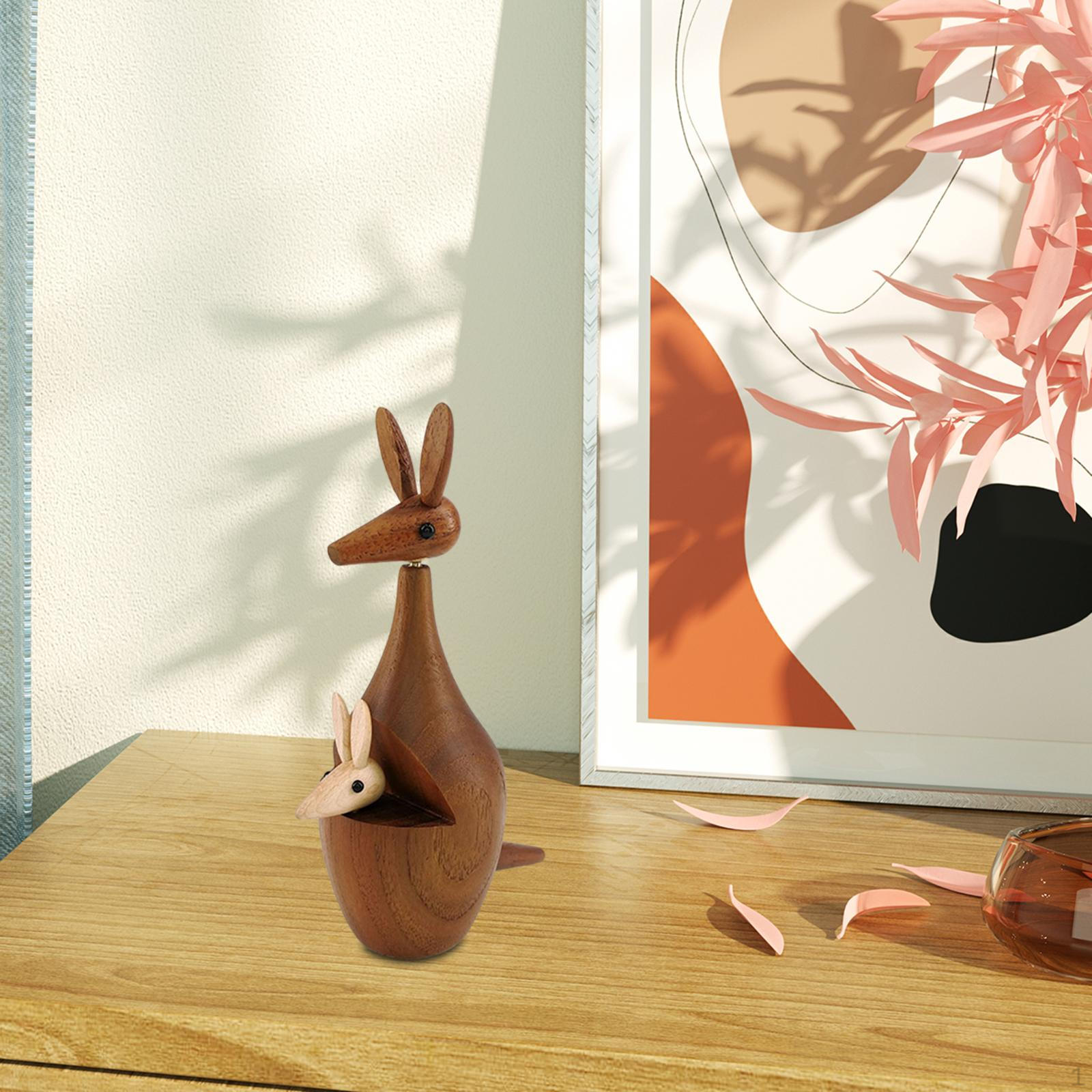 Kangaroo Statue Animal Figurine Funny Small Ornament Crafts Home Decor Wood Sculpture Tabletop
Kangaroo Statue Animal Figurine Funny Small Ornament Crafts Home Decor Wood Sculpture Tabletop