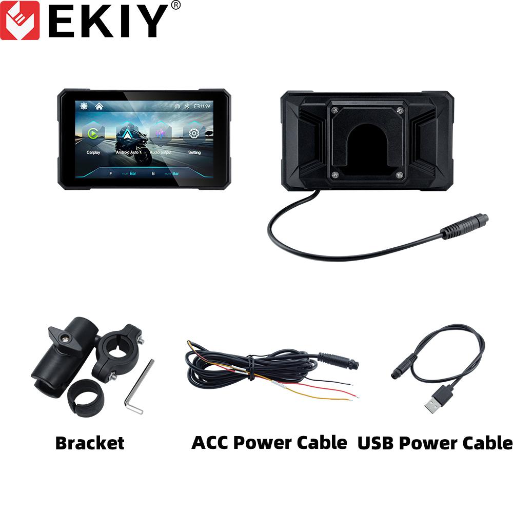 EKIY 5.0 inch Portable Digital Dashboard Motorcycle Navigation GPS Removable Display Screen Wireless CarPlay Moto Android Auto None
EKIY 5.0 inch Portable Digital Dashboard Motorcycle Navigation GPS Removable Display Screen Wireless CarPlay Moto Android Auto None