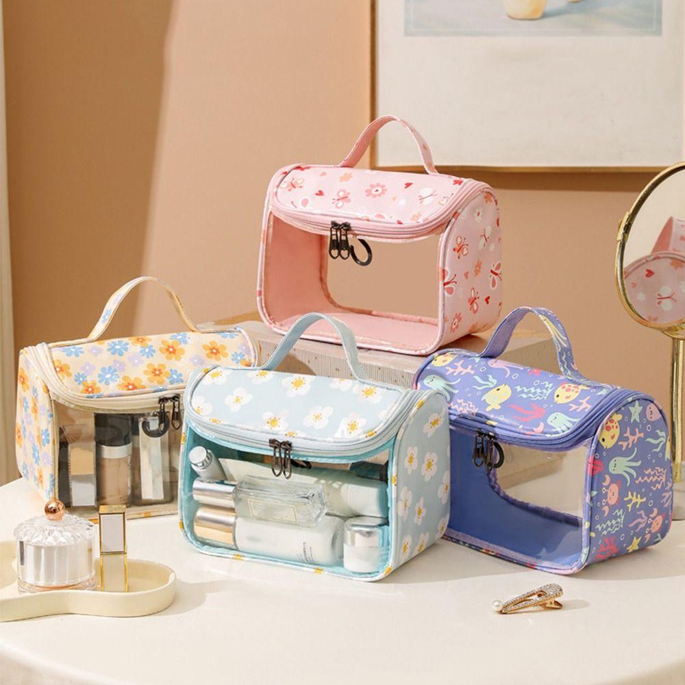 with Handle Travel Cosmetic Pouch Portable Toiletry Organizer Wash Handbag for Toiletries жовтий
with Handle Travel Cosmetic Pouch Portable Toiletry Organizer Wash Handbag for Toiletries жовтий