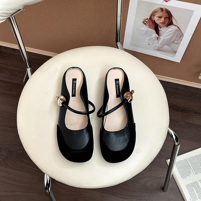 Retro buckle round head inner height increase word with Mary Jane shoes women s summer French casual thick sole height increase half slippers 35 чёрный
Retro buckle round head inner height increase word with Mary Jane shoes women s summer French casual thick sole height increase half slippers 35 чёрный