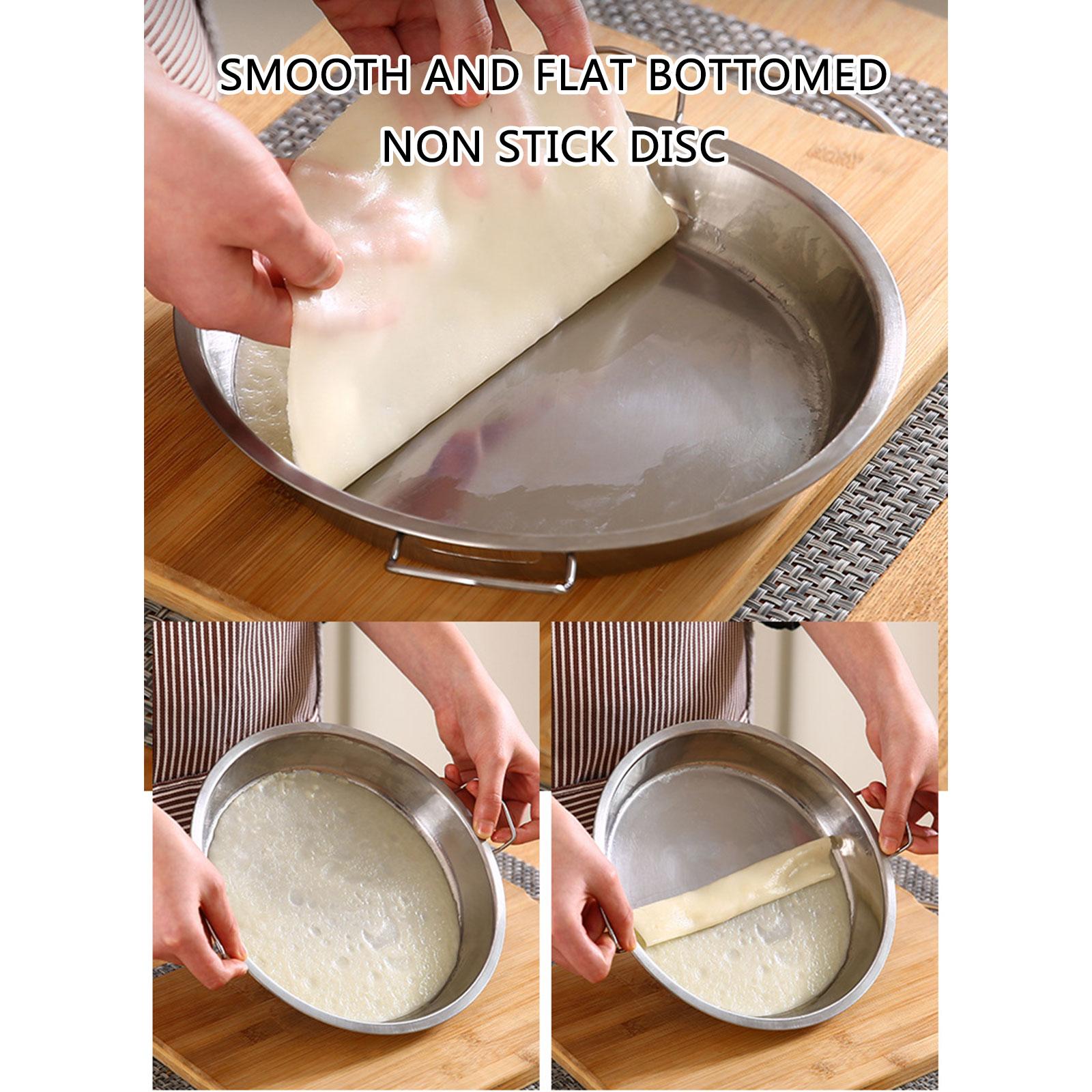 Set of 2 Liangpi Making Pans Multipurpose Stainless Steel Steaming Pans Fruit Tray Suitable for Liangpi and Cakes B
Set of 2 Liangpi Making Pans Multipurpose Stainless Steel Steaming Pans Fruit Tray Suitable for Liangpi and Cakes B