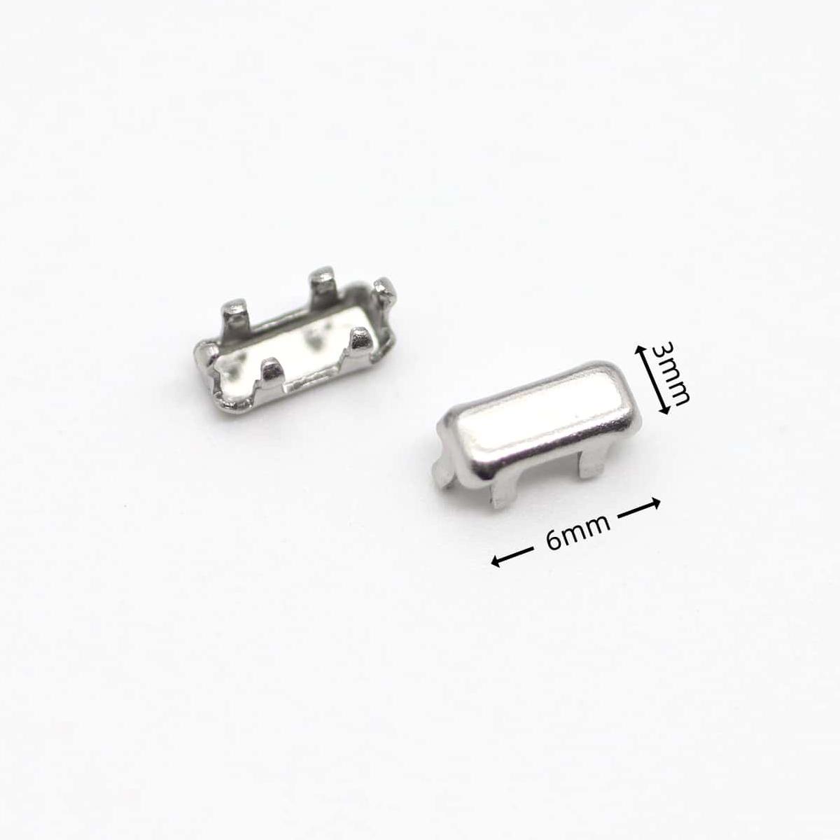 50PCS Stainless Steel Empty Blank Claw Setting Earring Base Clasps Drop Jewelry Making Fancy Rhinestone Crystal Stones Holder
50PCS Stainless Steel Empty Blank Claw Setting Earring Base Clasps Drop Jewelry Making Fancy Rhinestone Crystal Stones Holder