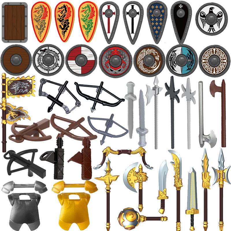 Medieval Military Building Blocks Soldier Figures Black Eagle Knight Weapons Accessories Bow Knife Shield Flag Bricks Toy K047
Medieval Military Building Blocks Soldier Figures Black Eagle Knight Weapons Accessories Bow Knife Shield Flag Bricks Toy K047