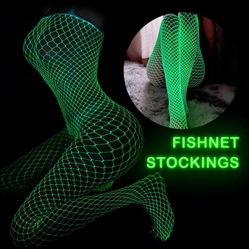 New Pantyhose White Stockings Fishnet Stockings Glow in The Dark Tights Luminous Fishnet Stockings C
New Pantyhose White Stockings Fishnet Stockings Glow in The Dark Tights Luminous Fishnet Stockings C