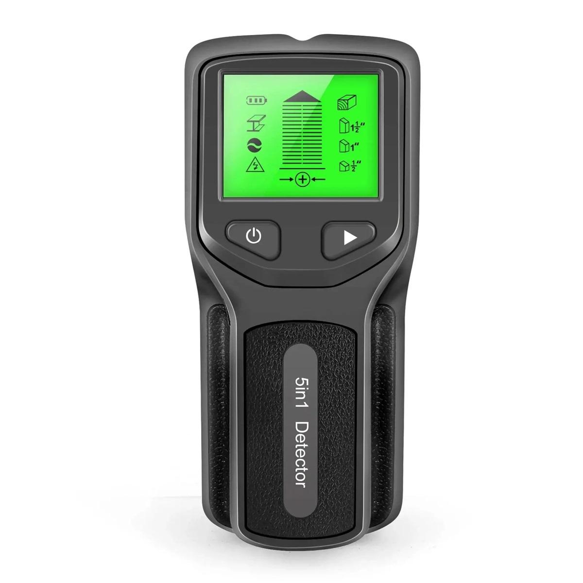 5 In 1 Wall Detector LCD Screen Stud Finder Portable Scanner Metal Sensor Detect Wood AC Live Wire Cable Pipe Multifunctional
5 In 1 Wall Detector LCD Screen Stud Finder Portable Scanner Metal Sensor Detect Wood AC Live Wire Cable Pipe Multifunctional