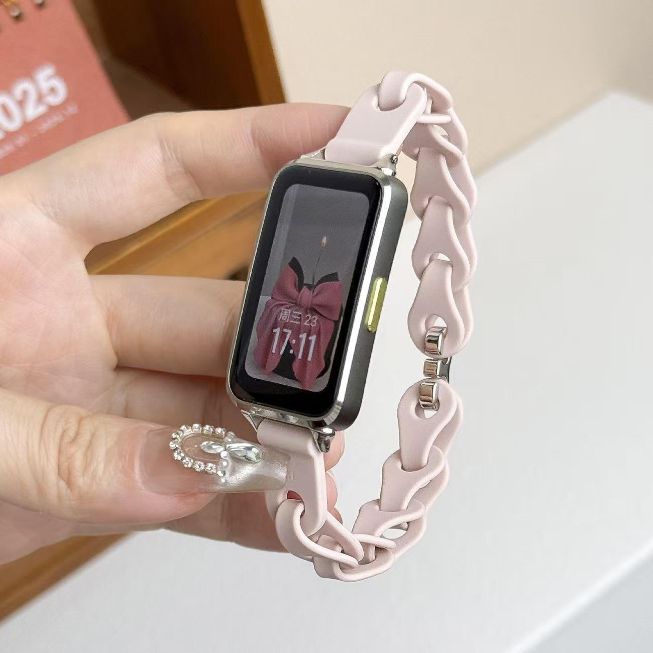 Полый ремешок из силикона с цепочкой в французском стиле для Xiaomi Band 8/9/10 12mm hollow strap (strap only)
Полый ремешок из силикона с цепочкой в французском стиле для Xiaomi Band 8/9/10 12mm hollow strap (strap only)