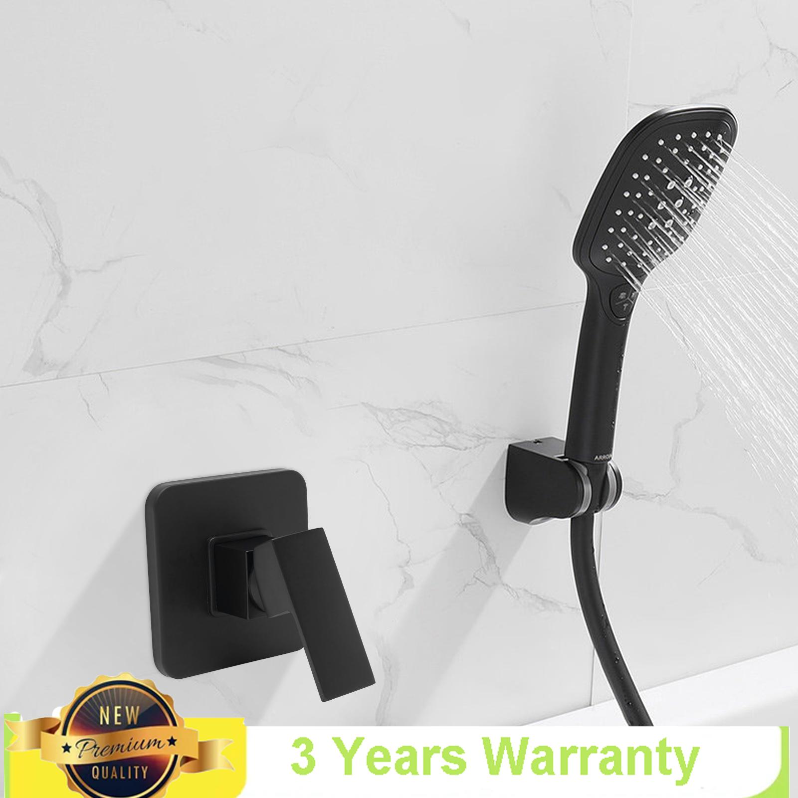 Black Shower Handle Valve Core Kit, Single Function Embedded Concealed Mixing Valve with Ceramic Core for Bathroom and Kitchen чорний
Black Shower Handle Valve Core Kit, Single Function Embedded Concealed Mixing Valve with Ceramic Core for Bathroom and Kitchen чорний
