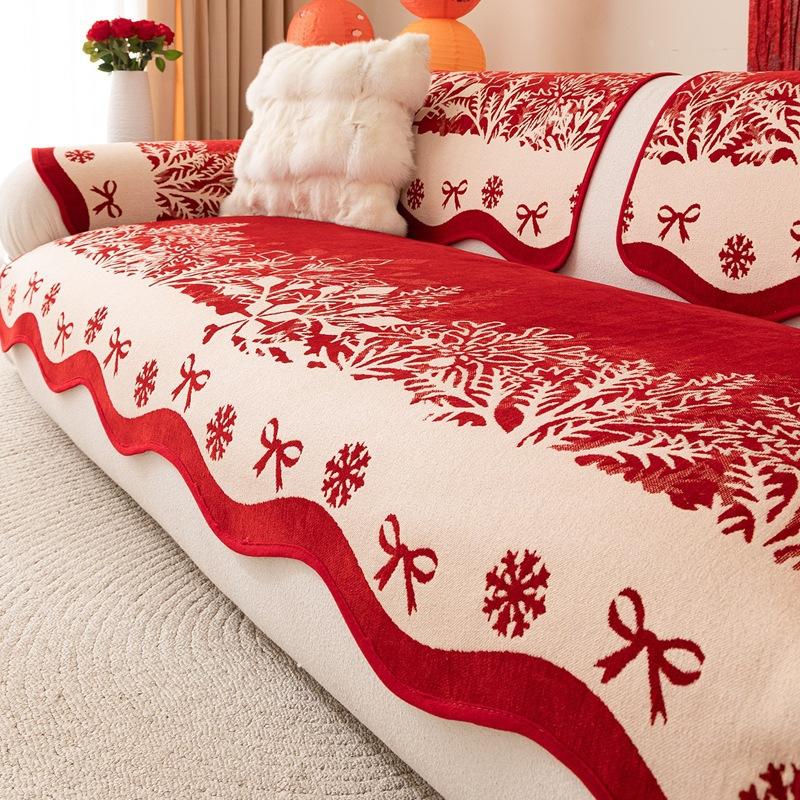 Red Chenille Sofa Cushion Suitable for All Seasons Comfortable Skin Friendly Anti Slip Christmas Decorative Sofa Cover Cloth 70X70cm
Red Chenille Sofa Cushion Suitable for All Seasons Comfortable Skin Friendly Anti Slip Christmas Decorative Sofa Cover Cloth 70X70cm