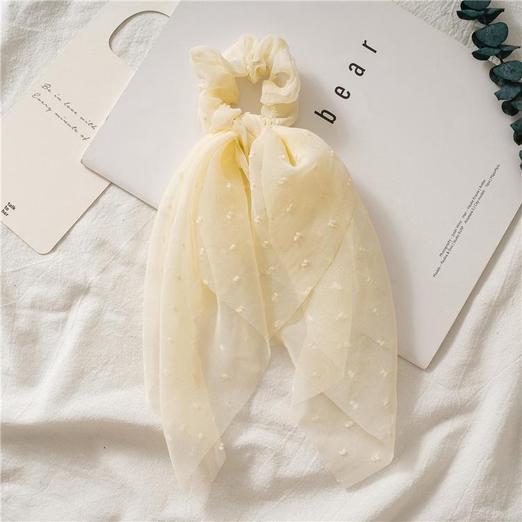 Dot Chiffon Hair Scrunchies with Long Ribbon Soft Elastic Hair Ties Cute Ponytail Holder Elegant Women Girls Hair Accessories XXS жовтий
Dot Chiffon Hair Scrunchies with Long Ribbon Soft Elastic Hair Ties Cute Ponytail Holder Elegant Women Girls Hair Accessories XXS жовтий