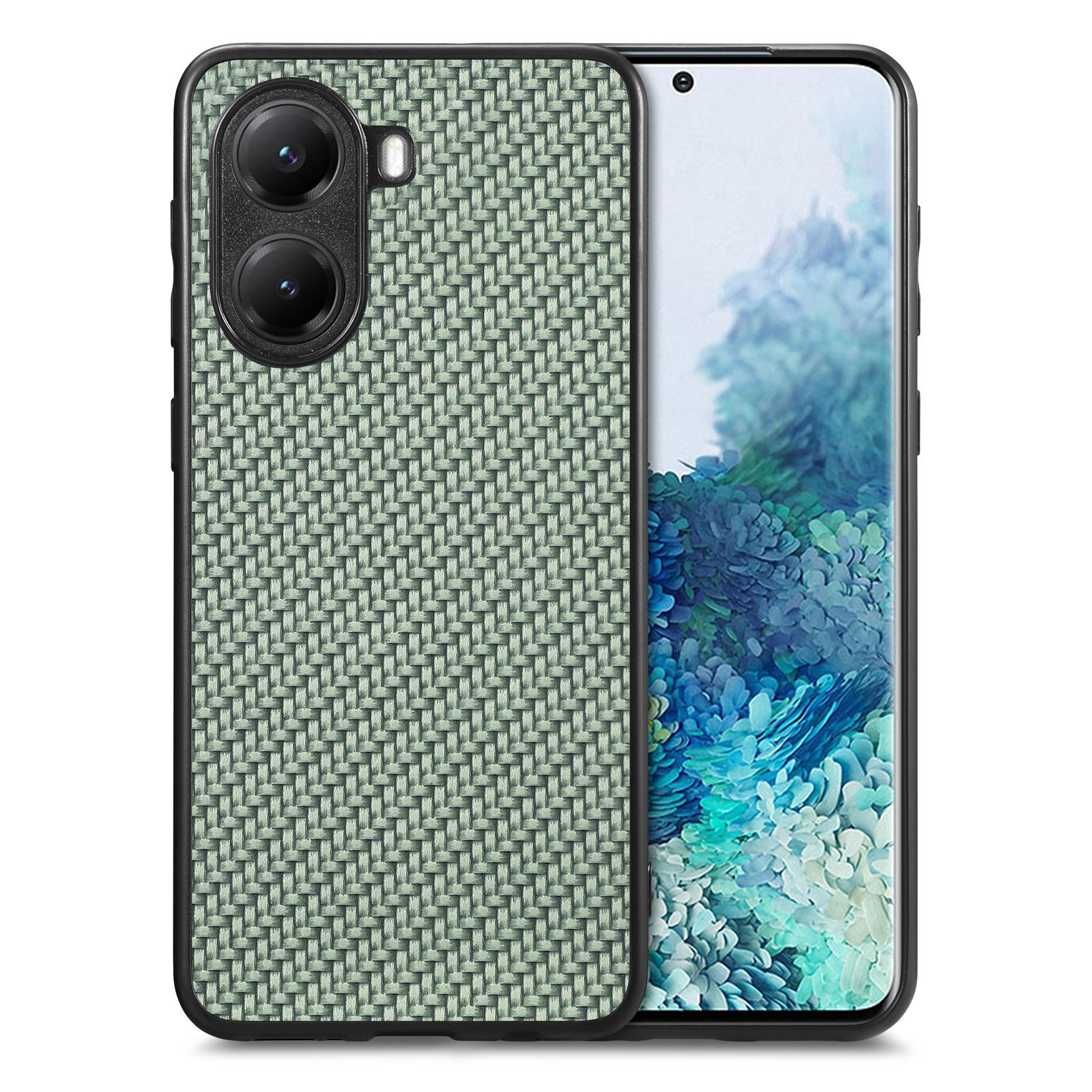 Для Xiaomi Redmi Turbo 4 5G/Xiaomi Poco X7 Pro 5G Чохол Текстура вуглецевого волокна PU+PC+TPU Задня кришка телефону Green
Для Xiaomi Redmi Turbo 4 5G/Xiaomi Poco X7 Pro 5G Чохол Текстура вуглецевого волокна PU+PC+TPU Задня кришка телефону Green