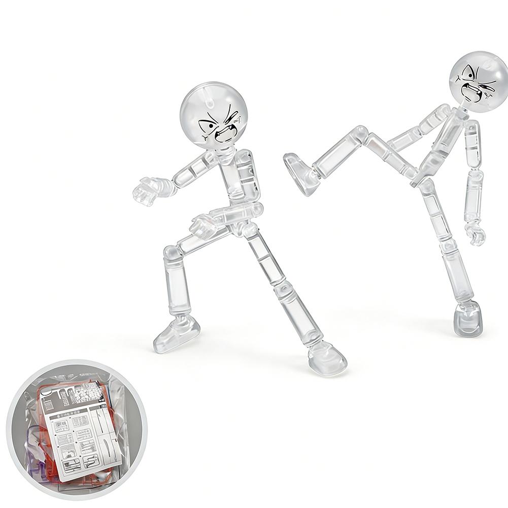 3D Printed Jointed Dummy Action Figurine Diy Assembly Movable Robot Red Translucent Plaything Model Present For Kids
3D Printed Jointed Dummy Action Figurine Diy Assembly Movable Robot Red Translucent Plaything Model Present For Kids