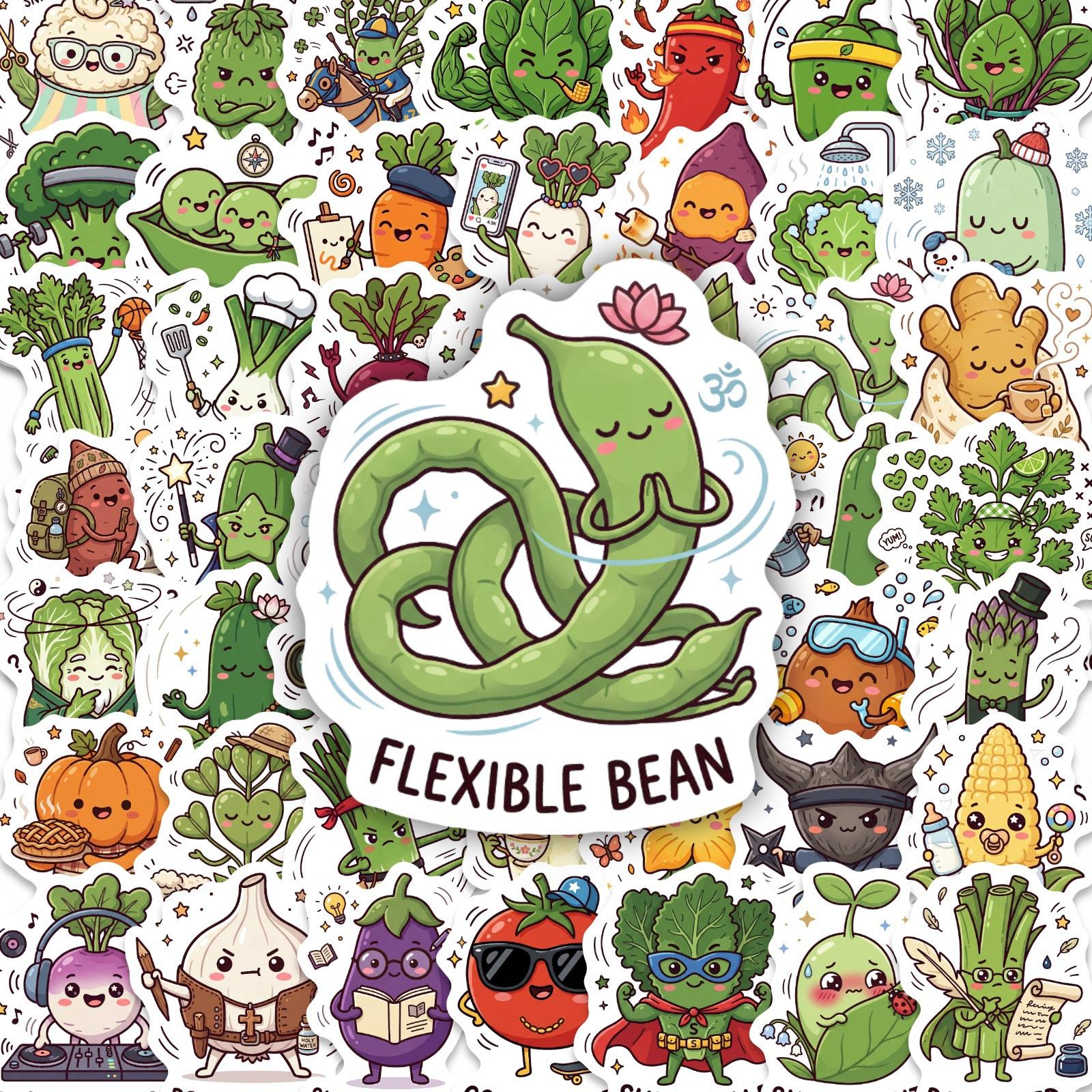 50 Fun Vegetable Stickers Cartoon Waterproof Stickers Suitcase Refrigerator Stickers Can Be Ordered If They Are Not Torn.
50 Fun Vegetable Stickers Cartoon Waterproof Stickers Suitcase Refrigerator Stickers Can Be Ordered If They Are Not Torn.