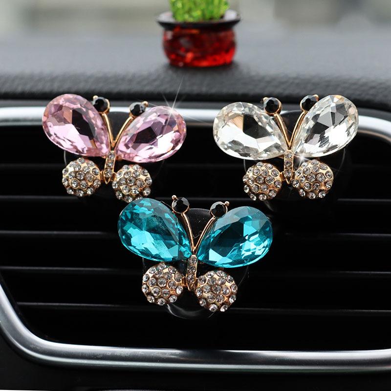 Diamond Crystal Color Butterfly Car Perfume Air Outlet Fragrance Clip Air Outlet Decoration
Diamond Crystal Color Butterfly Car Perfume Air Outlet Fragrance Clip Air Outlet Decoration