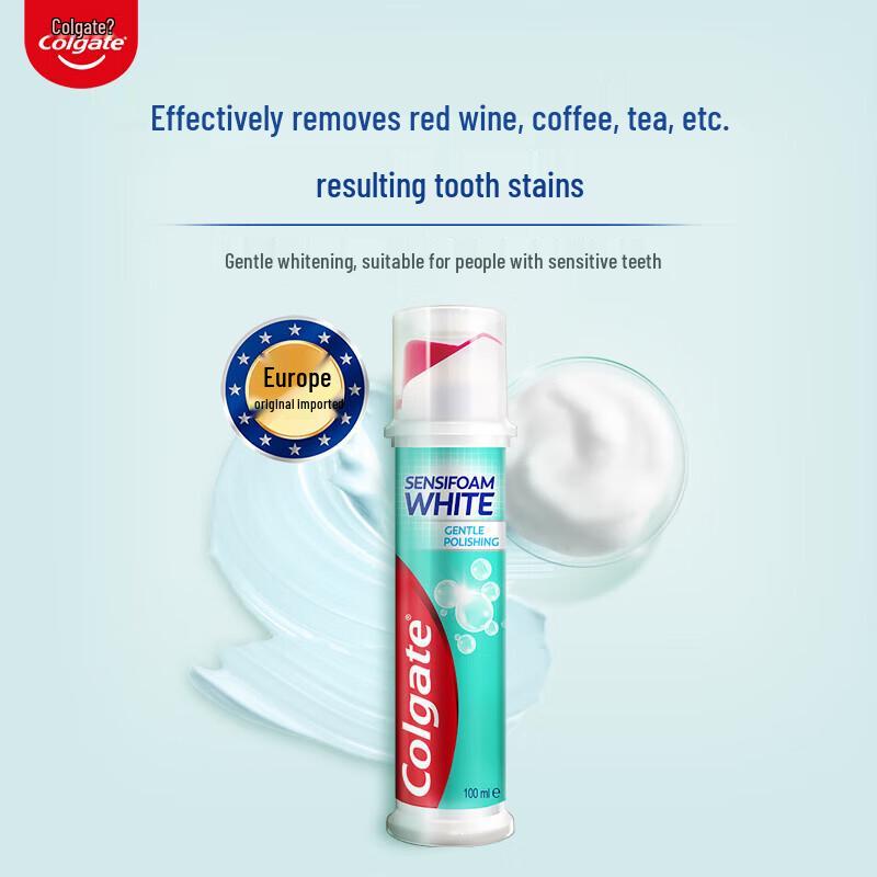Colgate Dense Foam Whitening Press Pump Toothpaste, 3 x 100ml
Colgate Dense Foam Whitening Press Pump Toothpaste, 3 x 100ml