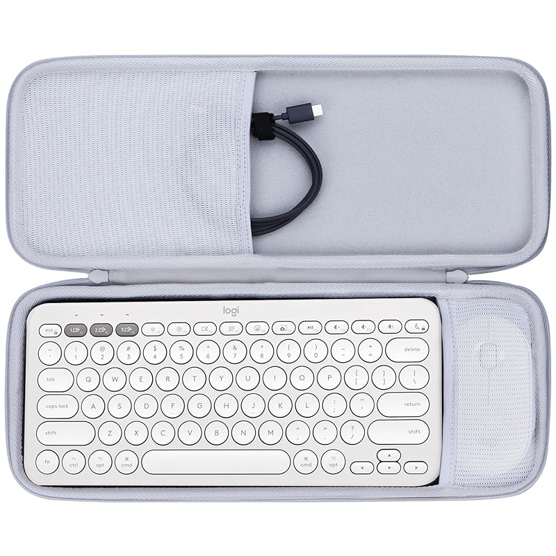 Logitech PEBBLE compatible with Lebakort storage case KEYS 2 K380sGR Bluetooth wireless keyboard PEBBLE MOUSE2 M350sGR Wireless mouse (off white)
Logitech PEBBLE compatible with Lebakort storage case KEYS 2 K380sGR Bluetooth wireless keyboard PEBBLE MOUSE2 M350sGR Wireless mouse (off white)