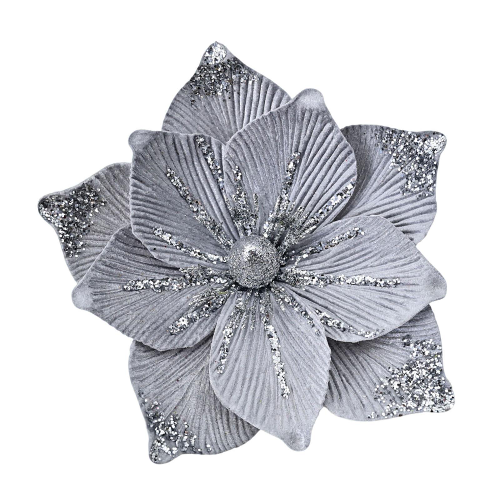 Decorative Artificial Flower Accessories for Christmas Tree Ornaments Durable Material Realistic Design Suitable for Holiday Decoration One Size срібний
Decorative Artificial Flower Accessories for Christmas Tree Ornaments Durable Material Realistic Design Suitable for Holiday Decoration One Size срібний