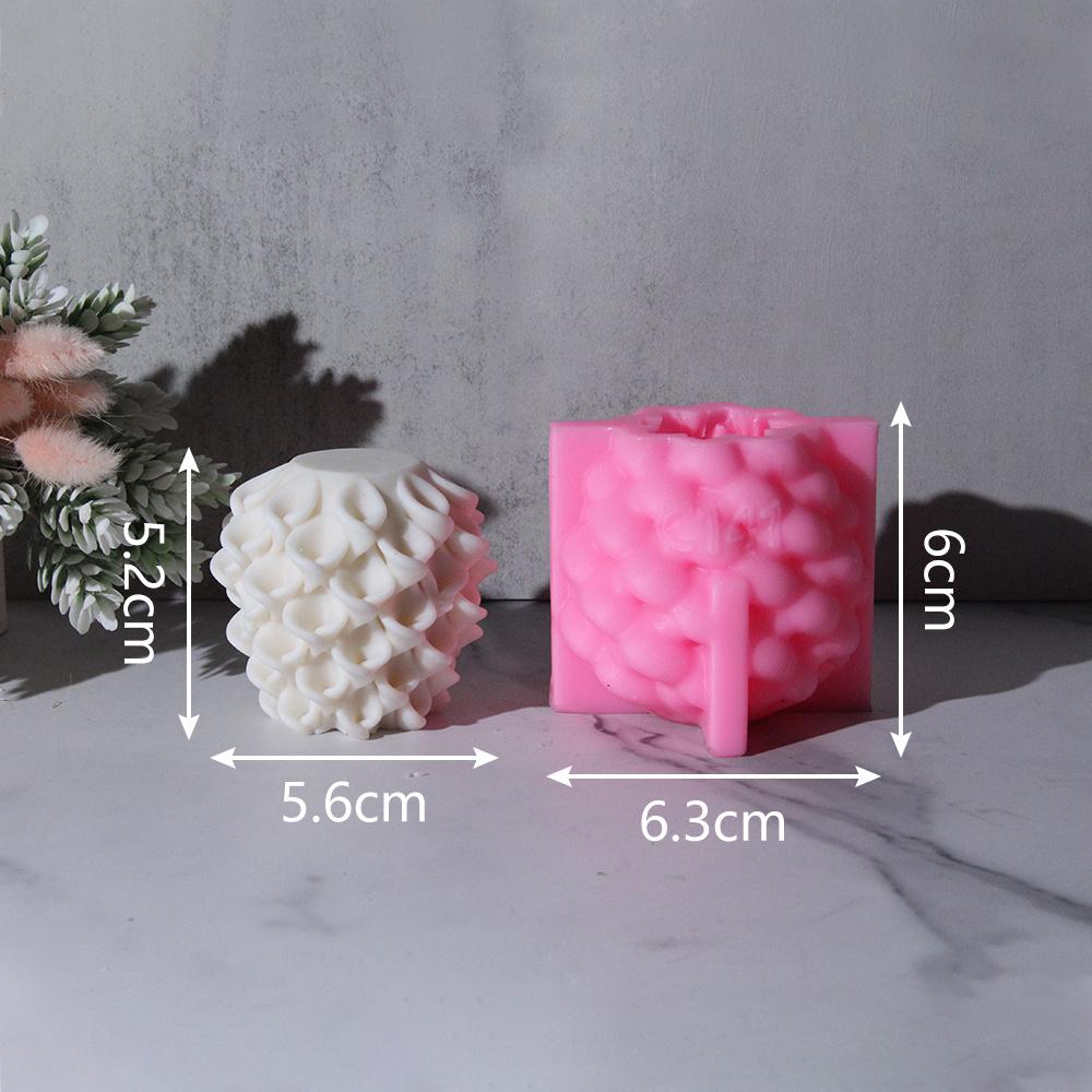 Geometry Flower Ball Candle Silicone Mold 3D Cylinde Swirl Sculpture Pillar Art Wax Candle Making Mould DIY Handmade Soap Molds
Geometry Flower Ball Candle Silicone Mold 3D Cylinde Swirl Sculpture Pillar Art Wax Candle Making Mould DIY Handmade Soap Molds