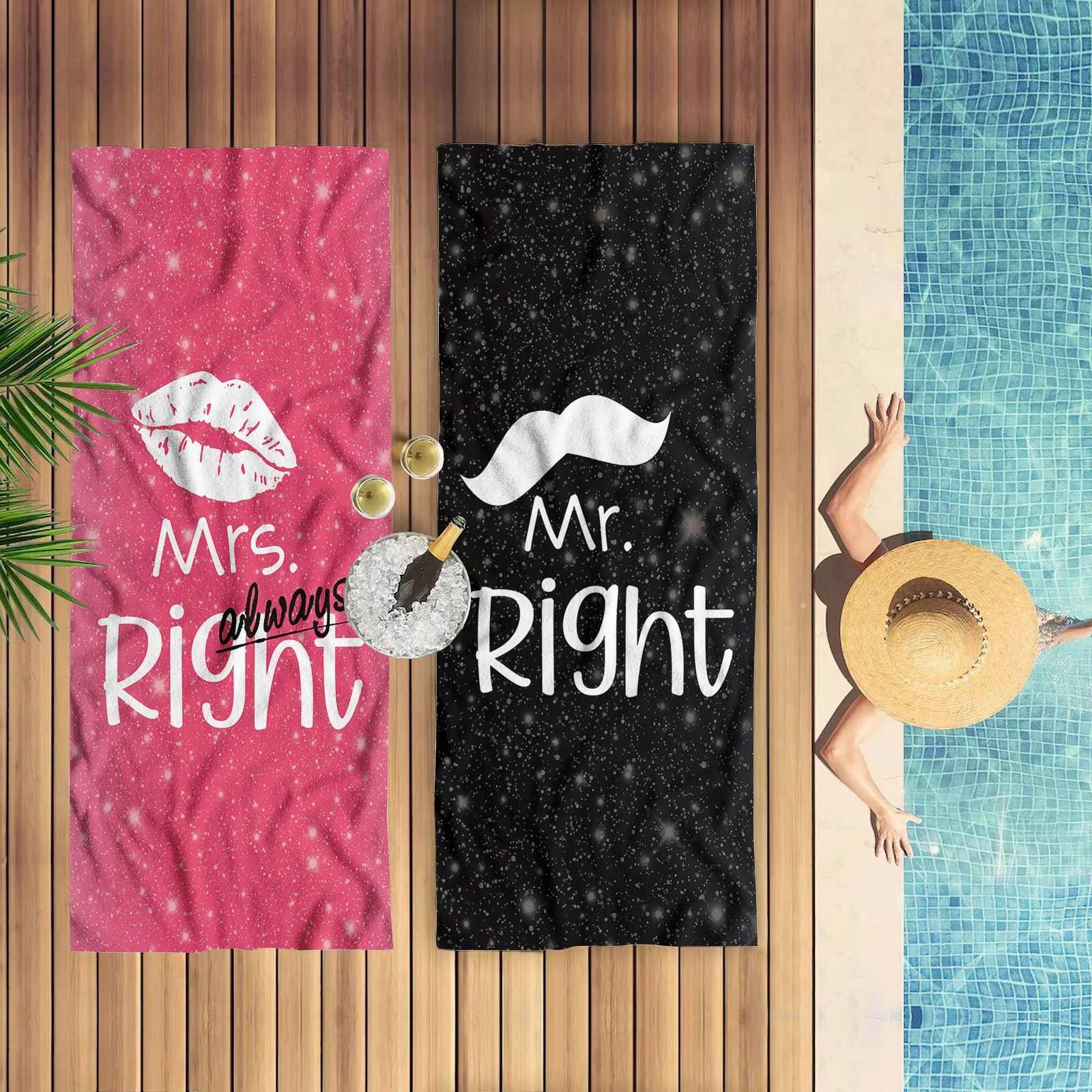 Персонализированный индивидуальный комплект из 2-х предметов для пляжного полотенец для пар, большое банное полотенце с принтом «Seaside Cape» из микрофибры One Size
Персонализированный индивидуальный комплект из 2-х предметов для пляжного полотенец для пар, большое банное полотенце с принтом «Seaside Cape» из микрофибры One Size