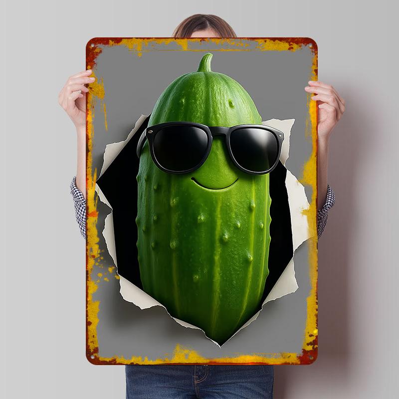 Cool Pickle With Sunglasses Poster Customized Wall Art Vintage Metal Signs Retro Tin Plaque for Man Cave Modern Home Decoration 20x30cm(7.8x11.8inch)
Cool Pickle With Sunglasses Poster Customized Wall Art Vintage Metal Signs Retro Tin Plaque for Man Cave Modern Home Decoration 20x30cm(7.8x11.8inch)
