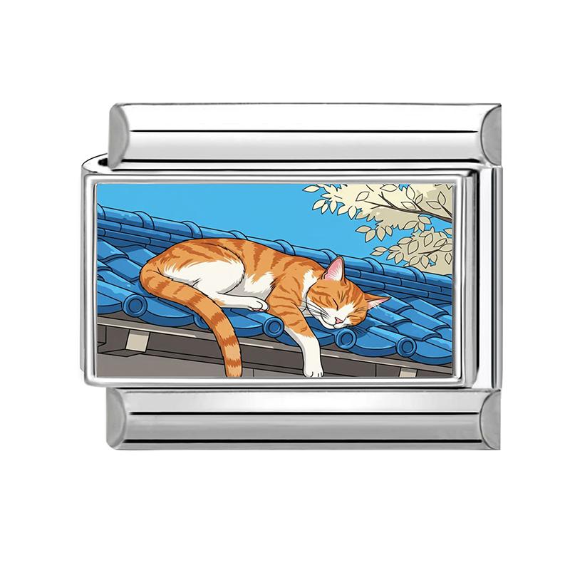 New Women s Gift Cute Cat Looks at the cake Italian Charm Links Beads Fit 9mm Stainless Steel Modular Bracelet Jewelry Gift
New Women s Gift Cute Cat Looks at the cake Italian Charm Links Beads Fit 9mm Stainless Steel Modular Bracelet Jewelry Gift