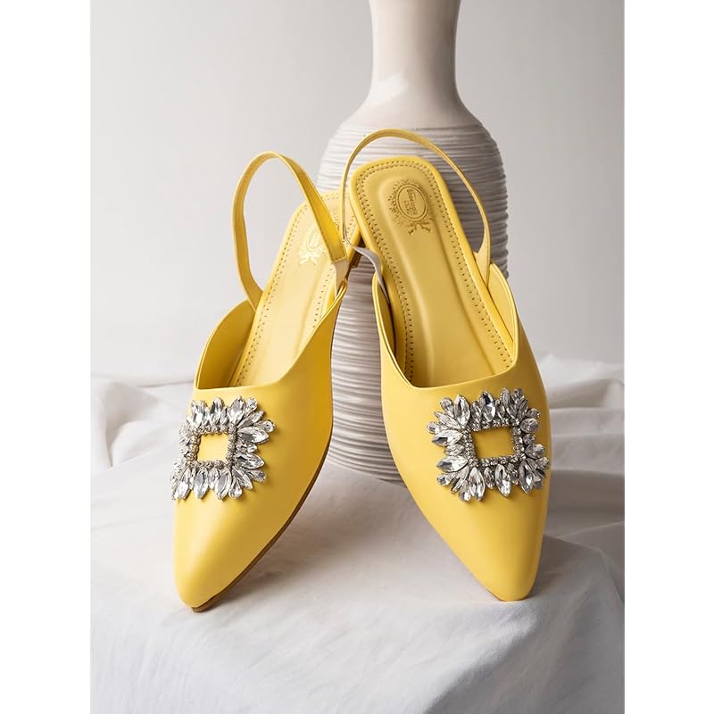 Shoetopia Embellished Front Studded Buckle Yellow Mules For Women & Girls /Uk3 3 UK жёлтый
Shoetopia Embellished Front Studded Buckle Yellow Mules For Women & Girls /Uk3 3 UK жёлтый