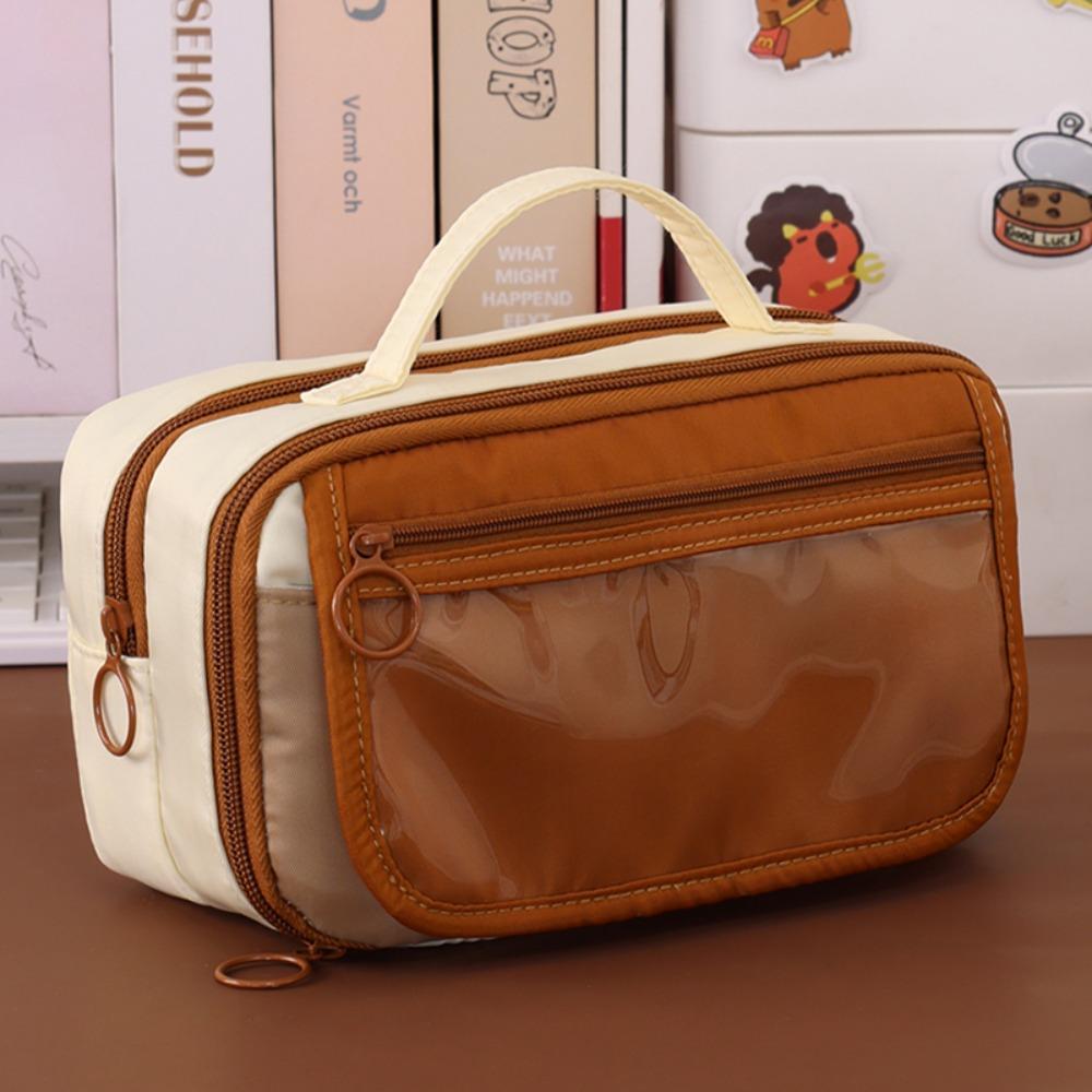 Multifunctional Contrast Color Pen Bag Nine-layer Large Capacity Pencil Case Handheld Portable Pen Pouch Gift
Multifunctional Contrast Color Pen Bag Nine-layer Large Capacity Pencil Case Handheld Portable Pen Pouch Gift