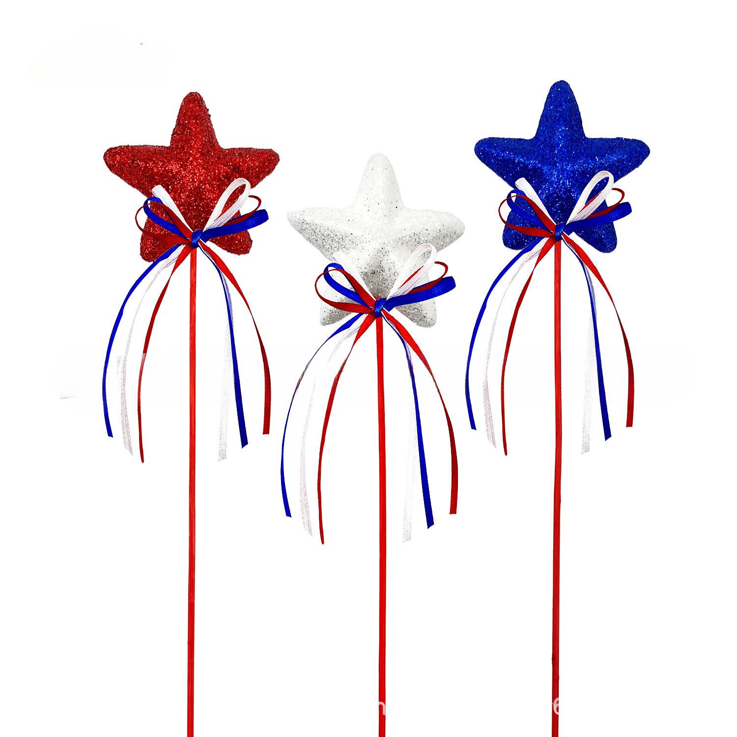 3 шт. черенки звездных палочек для украшения вечеринки в честь Дня независимости, праздничное украшение в виде пентаграммы, красный, белый, синий, бант из пяти звезд 22cm
3 шт. черенки звездных палочек для украшения вечеринки в честь Дня независимости, праздничное украшение в виде пентаграммы, красный, белый, синий, бант из пяти звезд 22cm