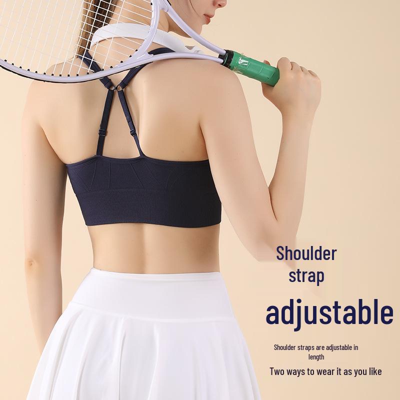 High-Impact Shockproof Sports Bra - Wire-Free, Outdoor Running & Fitness Camisole Vest. M темно-синього кольору
High-Impact Shockproof Sports Bra - Wire-Free, Outdoor Running & Fitness Camisole Vest. M темно-синього кольору