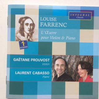 CD LOUISE FARRENC, GAËTANE PROUVOST, L - L Œuvre Pour Violon & Piano INT221161 Integral Classi 2008 France Classical Used
CD LOUISE FARRENC, GAËTANE PROUVOST, L - L Œuvre Pour Violon & Piano INT221161 Integral Classi 2008 France Classical Used