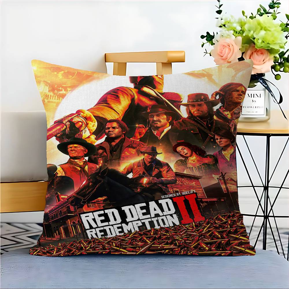Game R-Red Dead Redemption 2 RDR2 Cushion Cover Pillow Cover Decor Pillowcase Printed Cushion Case For Couch 16x16Inch
Game R-Red Dead Redemption 2 RDR2 Cushion Cover Pillow Cover Decor Pillowcase Printed Cushion Case For Couch 16x16Inch