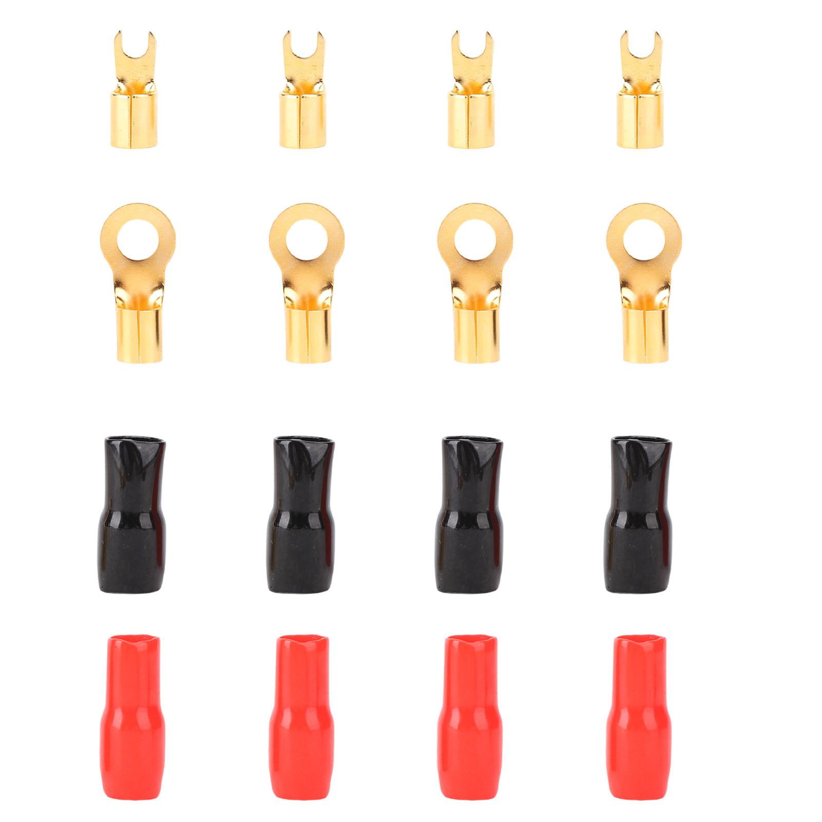 4 Gauge Strip Spade Terminal Spade Fork Adapters Connectors Plugs Black Red Copper Crimp Connectors
4 Gauge Strip Spade Terminal Spade Fork Adapters Connectors Plugs Black Red Copper Crimp Connectors