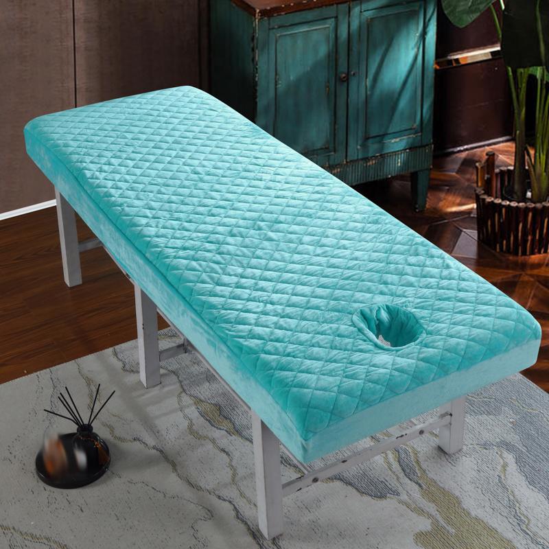 Velvet Beauty Salon Bed Fitted Sheet Elastic SPA Treatment Massage Table Bedspread Cover Quilted Bed Cover With Face Hole 180x60cm
Velvet Beauty Salon Bed Fitted Sheet Elastic SPA Treatment Massage Table Bedspread Cover Quilted Bed Cover With Face Hole 180x60cm
