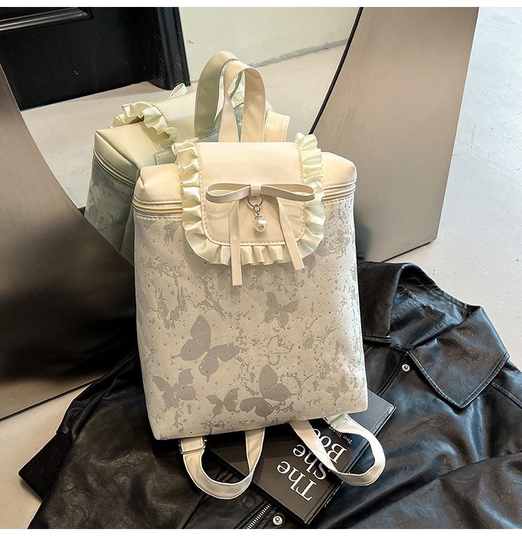 2025 Рюкзак Колледжа с Вышивкой Бабочек: Универсальный, Милый и Свежий Кружевной Дизайн грязно-белый
2025 Рюкзак Колледжа с Вышивкой Бабочек: Универсальный, Милый и Свежий Кружевной Дизайн грязно-белый