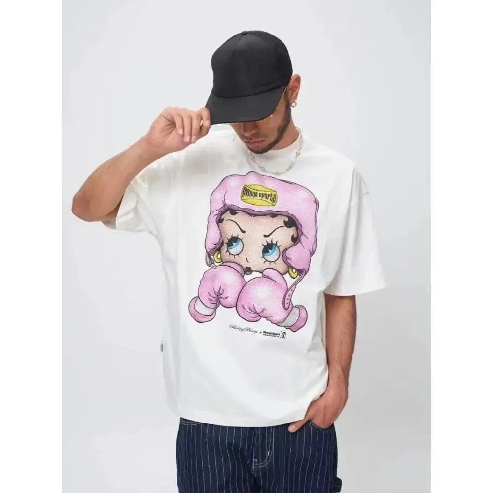 Женская футболка с коротким рукавом BETTY BOOP - Летний 2026 Новый Стиль Свободный Топ с Принтом S разноцветный
Женская футболка с коротким рукавом BETTY BOOP - Летний 2026 Новый Стиль Свободный Топ с Принтом S разноцветный