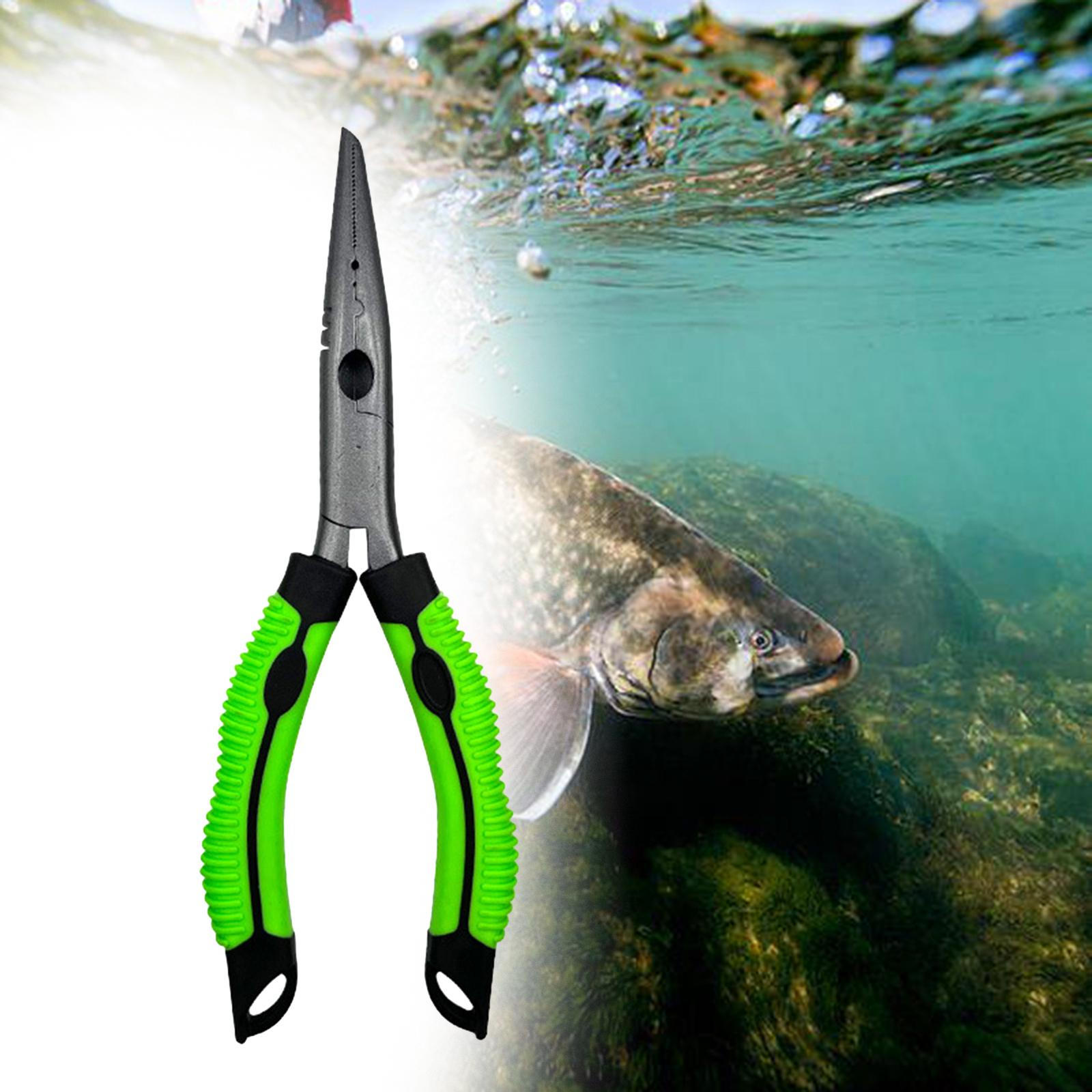 Инструмент для захвата рыбы для рыболовов - легкие плоскогубцы с приспособлением для извлечения крючков 146g
Инструмент для захвата рыбы для рыболовов - легкие плоскогубцы с приспособлением для извлечения крючков 146g