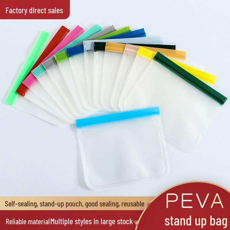 Colorful PEVA Zipper Storage Bag - Reusable, Self-Sealing, Logo Printable, Fridge Safe 21.5x12cm black, 50 silk
Colorful PEVA Zipper Storage Bag - Reusable, Self-Sealing, Logo Printable, Fridge Safe 21.5x12cm black, 50 silk