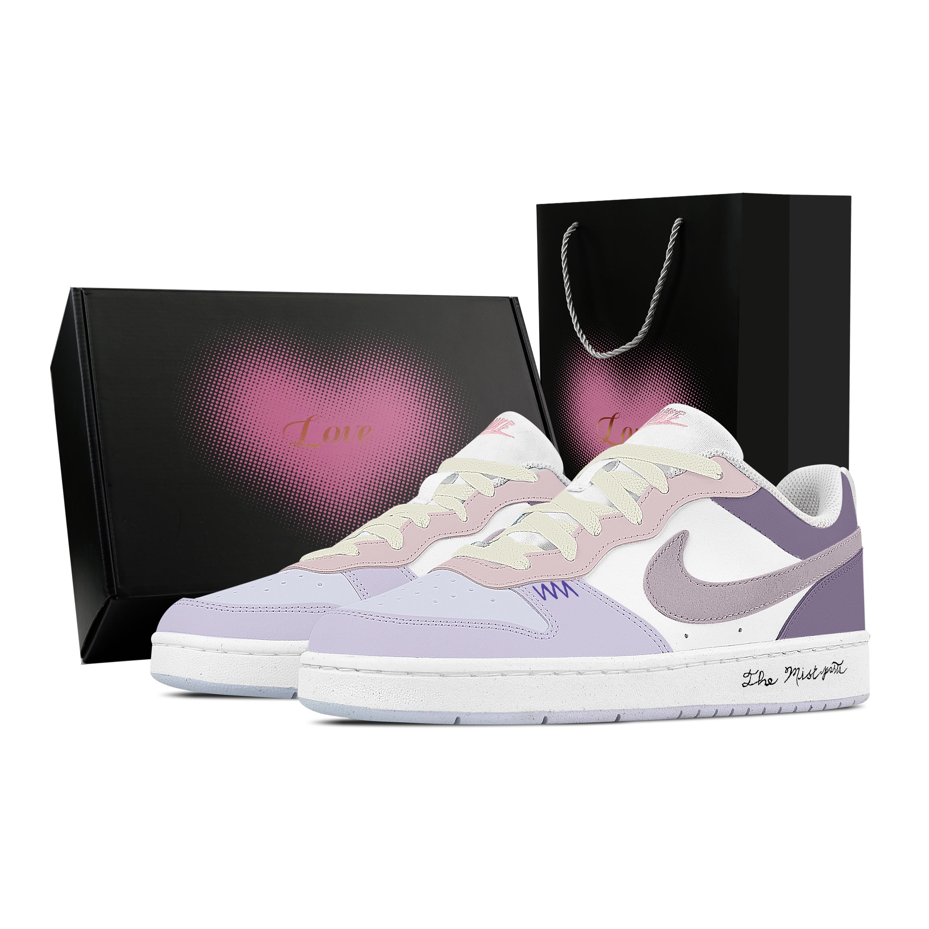 Nike Court Borough Taro Paste Jelly, Heart Box Low top Skateboard Shoes Unisex White Pink Purple IQ2725-101(Team529--) 38.5
Nike Court Borough Taro Paste Jelly, Heart Box Low top Skateboard Shoes Unisex White Pink Purple IQ2725-101(Team529--) 38.5