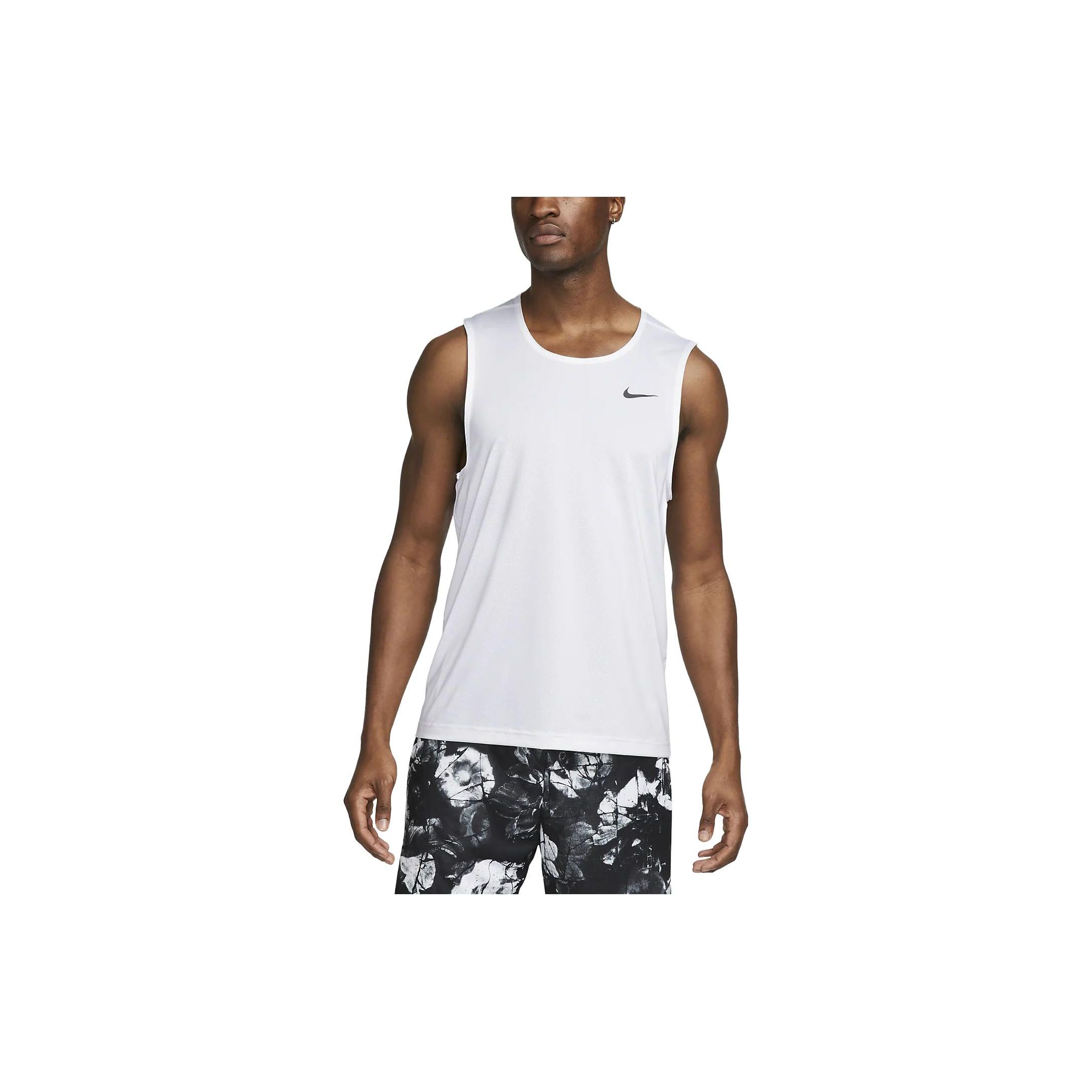 Nike Dri-FIT Ready однотонный круглый вырез фитнес дышащий свободный топ мужские топы белый DV9813-100 XXXXL
Nike Dri-FIT Ready однотонный круглый вырез фитнес дышащий свободный топ мужские топы белый DV9813-100 XXXXL