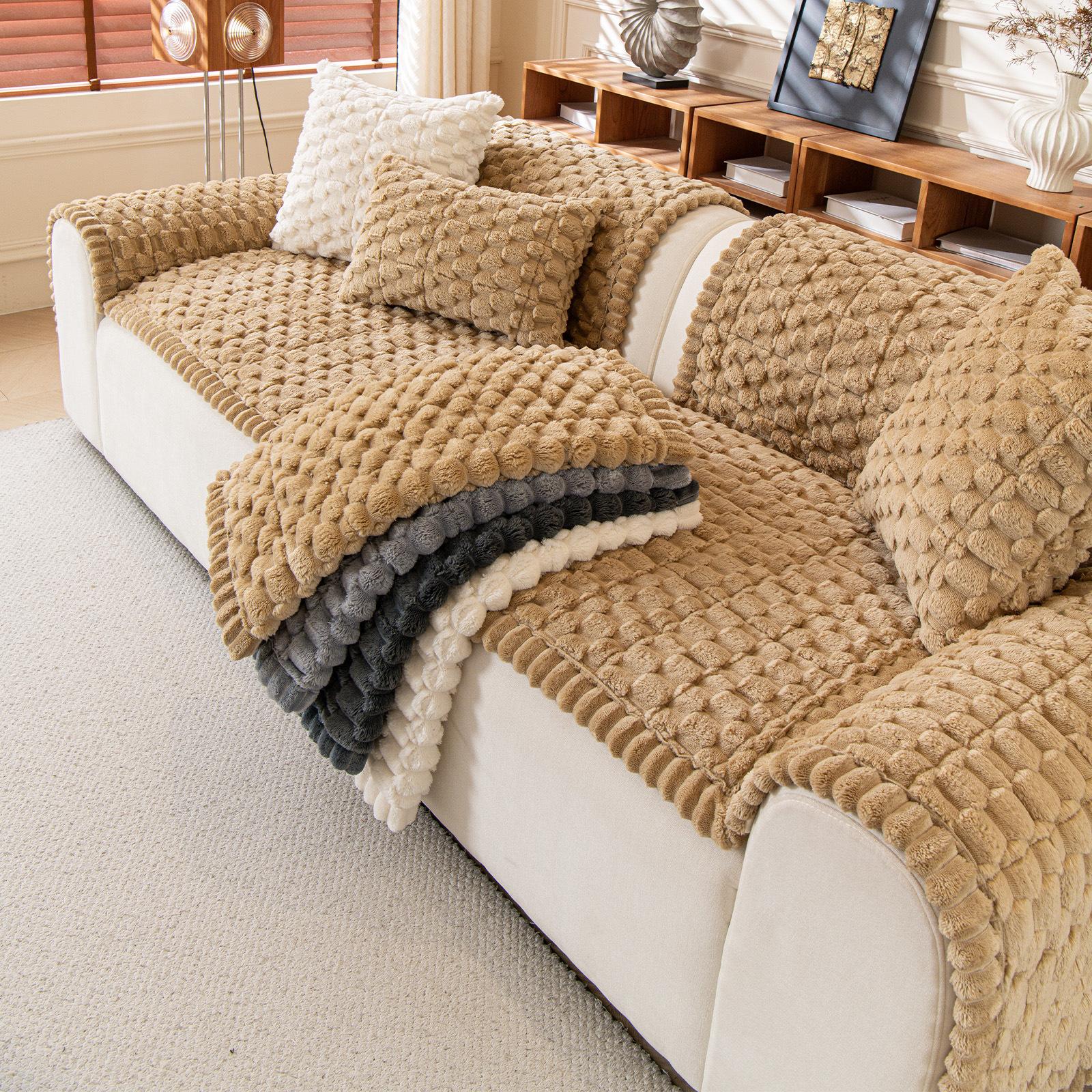 Honeycomb Velvet Sofa Cushion Simple Anti Slip Seat Cushion Backrest Towel Plush Thickened Sofa Cover Cloth 60*60cm
Honeycomb Velvet Sofa Cushion Simple Anti Slip Seat Cushion Backrest Towel Plush Thickened Sofa Cover Cloth 60*60cm