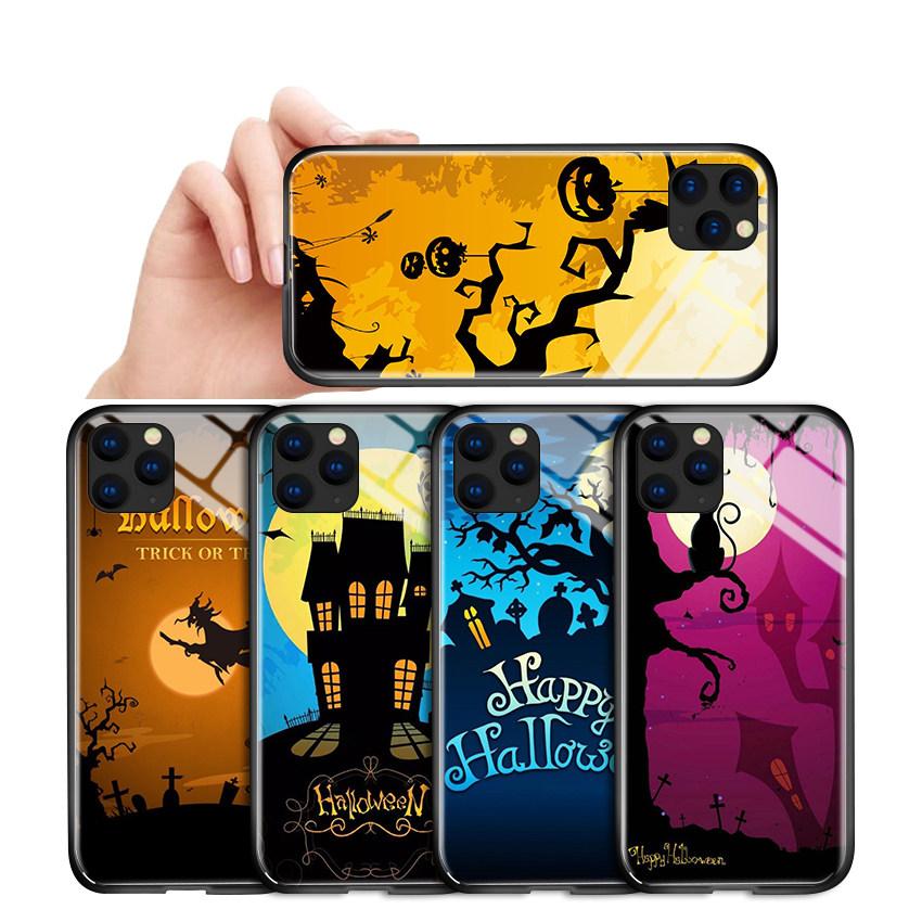 Чехол для телефона из закаленного стекла на Хэллоуин для iPhone Samsung Galaxy Infinix, противоударный чехол из ТПУ с мягким краем для смартфона iPhone 11 Pro Max
Чехол для телефона из закаленного стекла на Хэллоуин для iPhone Samsung Galaxy Infinix, противоударный чехол из ТПУ с мягким краем для смартфона iPhone 11 Pro Max