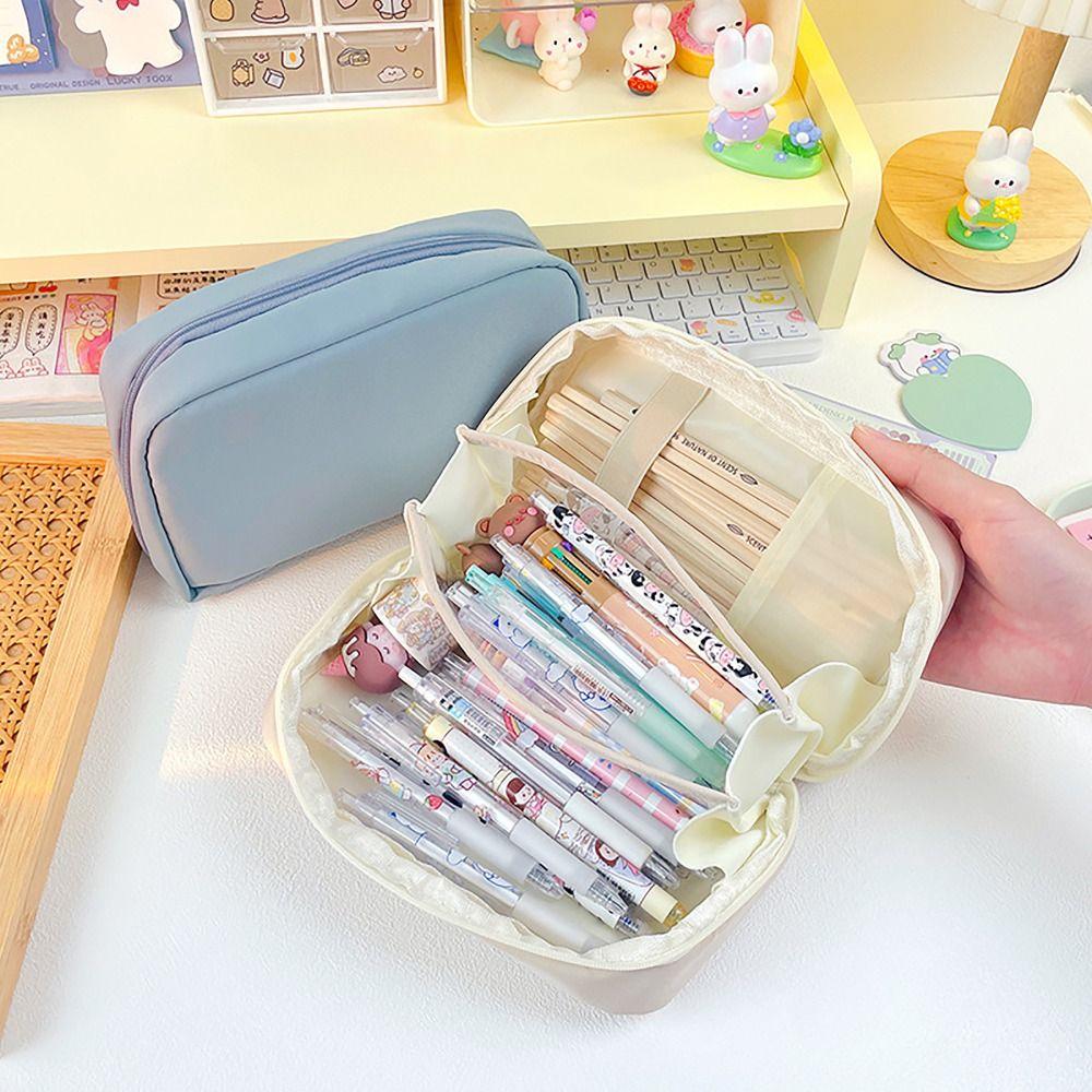 Macaron Color Pen Bag Multi-functional Stationery Storage Pouch Portable Pencil Case Office School
Macaron Color Pen Bag Multi-functional Stationery Storage Pouch Portable Pencil Case Office School