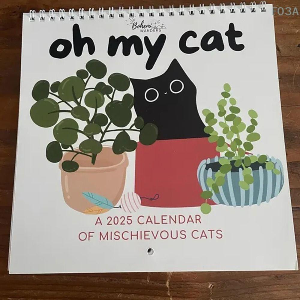 2 шт. Oh My Cat Naughty Cat Calendar Mischievous Cats Time Planning Funny Wall Calendar Office белый
2 шт. Oh My Cat Naughty Cat Calendar Mischievous Cats Time Planning Funny Wall Calendar Office белый