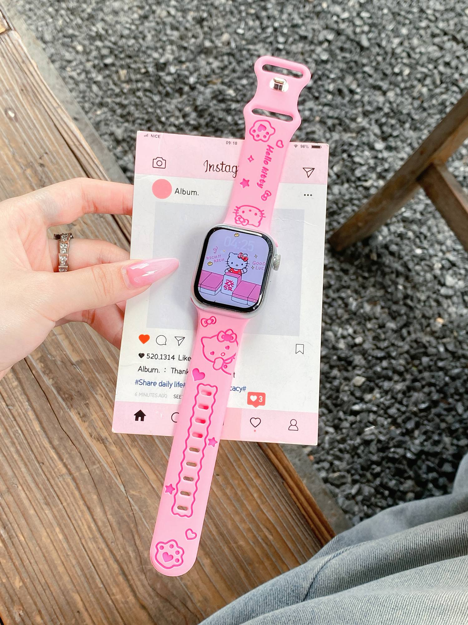 Nice cartoon cat Silicone case band For Apple Watch cover strap Series 10/9/8/7 40mm 41mm 42mm 44mm 45mm 46mm 42mm44mm45mm46mm49mm глибокий рожевий колір
Nice cartoon cat Silicone case band For Apple Watch cover strap Series 10/9/8/7 40mm 41mm 42mm 44mm 45mm 46mm 42mm44mm45mm46mm49mm глибокий рожевий колір