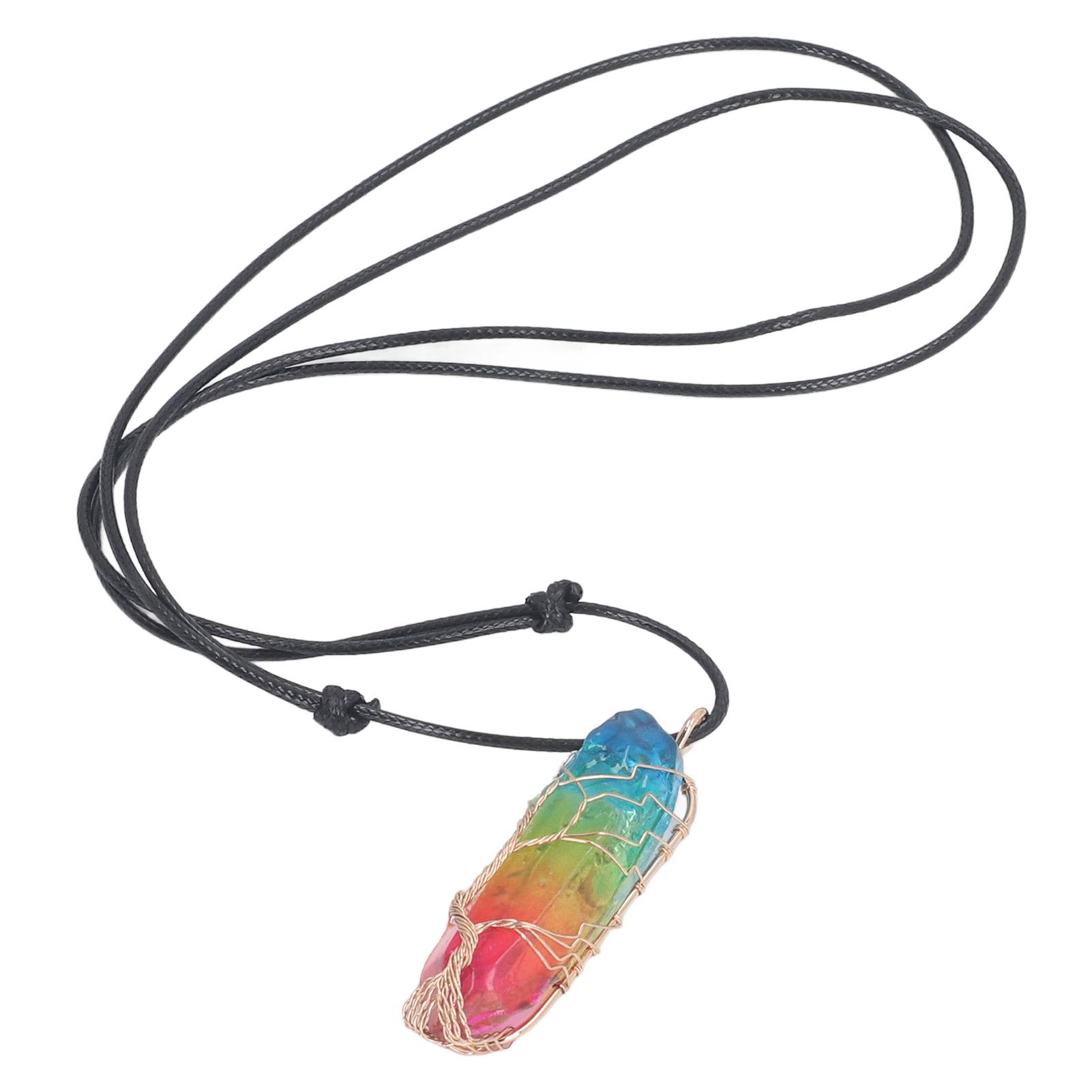 Целебное ожерелье с подвеской из кристаллов, красочная натуральная нерегулярная проволока, обернутая духовным кварцевым драгоценным камнем
Целебное ожерелье с подвеской из кристаллов, красочная натуральная нерегулярная проволока, обернутая духовным кварцевым драгоценным камнем