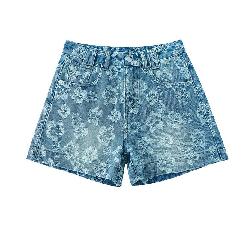 High waist plus size vintage floral casual loose summer denim shorts for women short jeans XXL
High waist plus size vintage floral casual loose summer denim shorts for women short jeans XXL