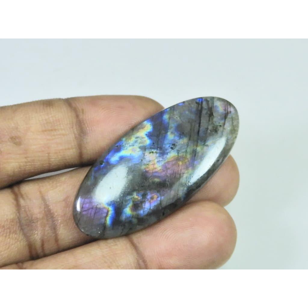 20X48X05MM Natural Purple Labradorite Spectrolite Oval Loose Gemstone 45Cts. D-454
20X48X05MM Natural Purple Labradorite Spectrolite Oval Loose Gemstone 45Cts. D-454