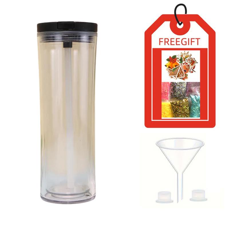 20oz Reusable Double Layer Plastic Snowball Water Bottles With Lid Straw Outdoor Sports Fitness Cold Drinks Coffee Cup Drinkware 600ml
20oz Reusable Double Layer Plastic Snowball Water Bottles With Lid Straw Outdoor Sports Fitness Cold Drinks Coffee Cup Drinkware 600ml