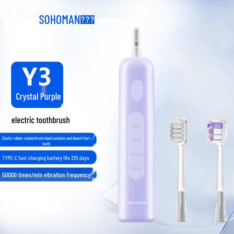 SOHOMAN Y3 Electric Toothbrush
SOHOMAN Y3 Electric Toothbrush